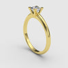 varitsa-jewellers - Solitaire Gold Engagement Ring with 0.35ct Princess Cut Diamond - 01SG04